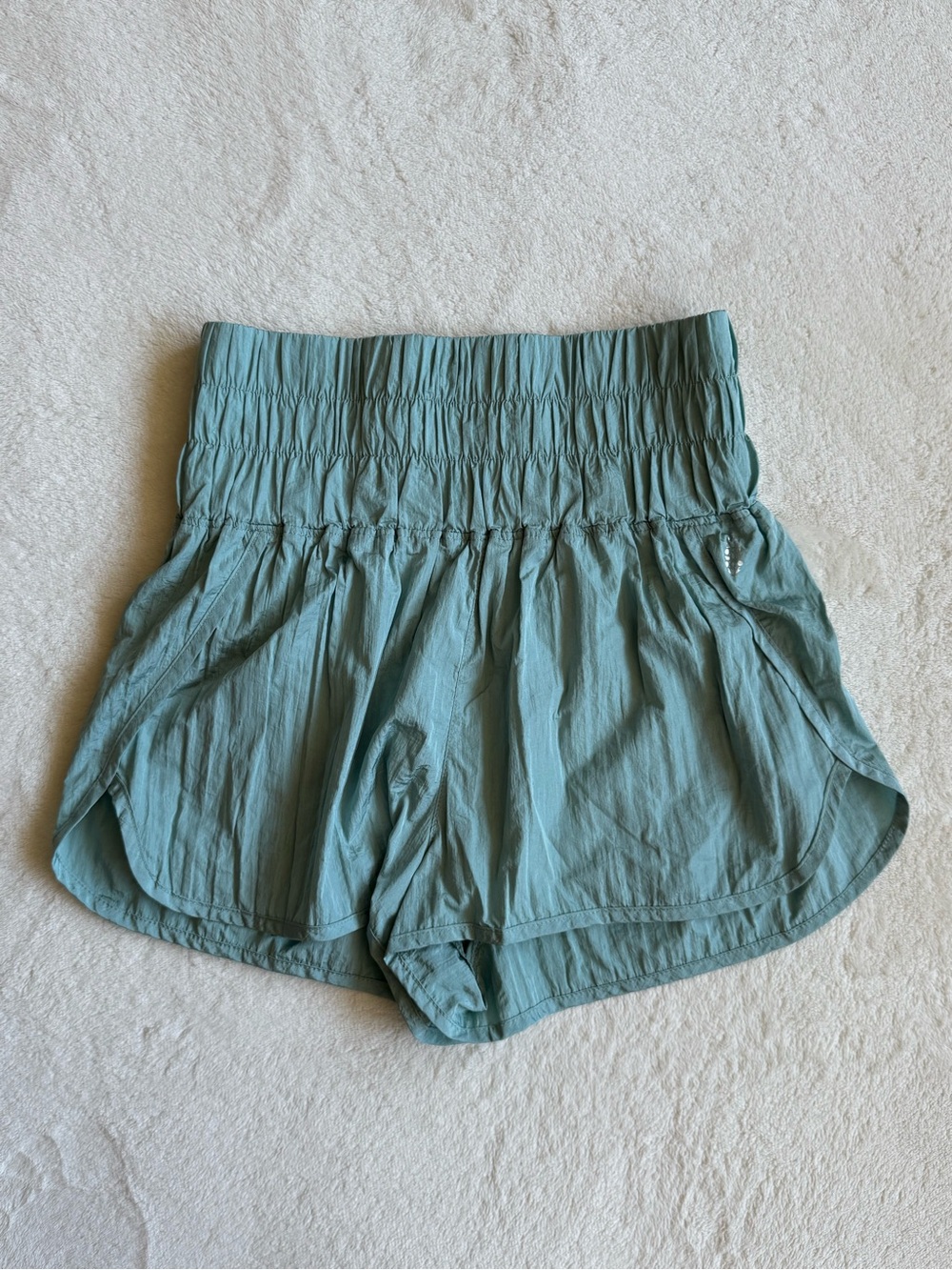 Free People Movement The Way Home Shorts Blue L